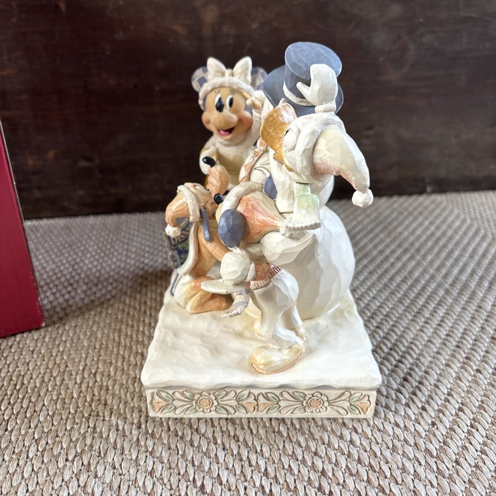 Disney Traditions Jim Shore 6002828. Frosty Friendship Mickey Donald Pluto - Picture 3 of 8